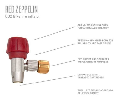 Red Zepellin CO2 Inflador - YoTrillo.com